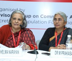 AGCA Members - Dr Thelma Narayan and Dr M Prakasamma interact with the state representatives
